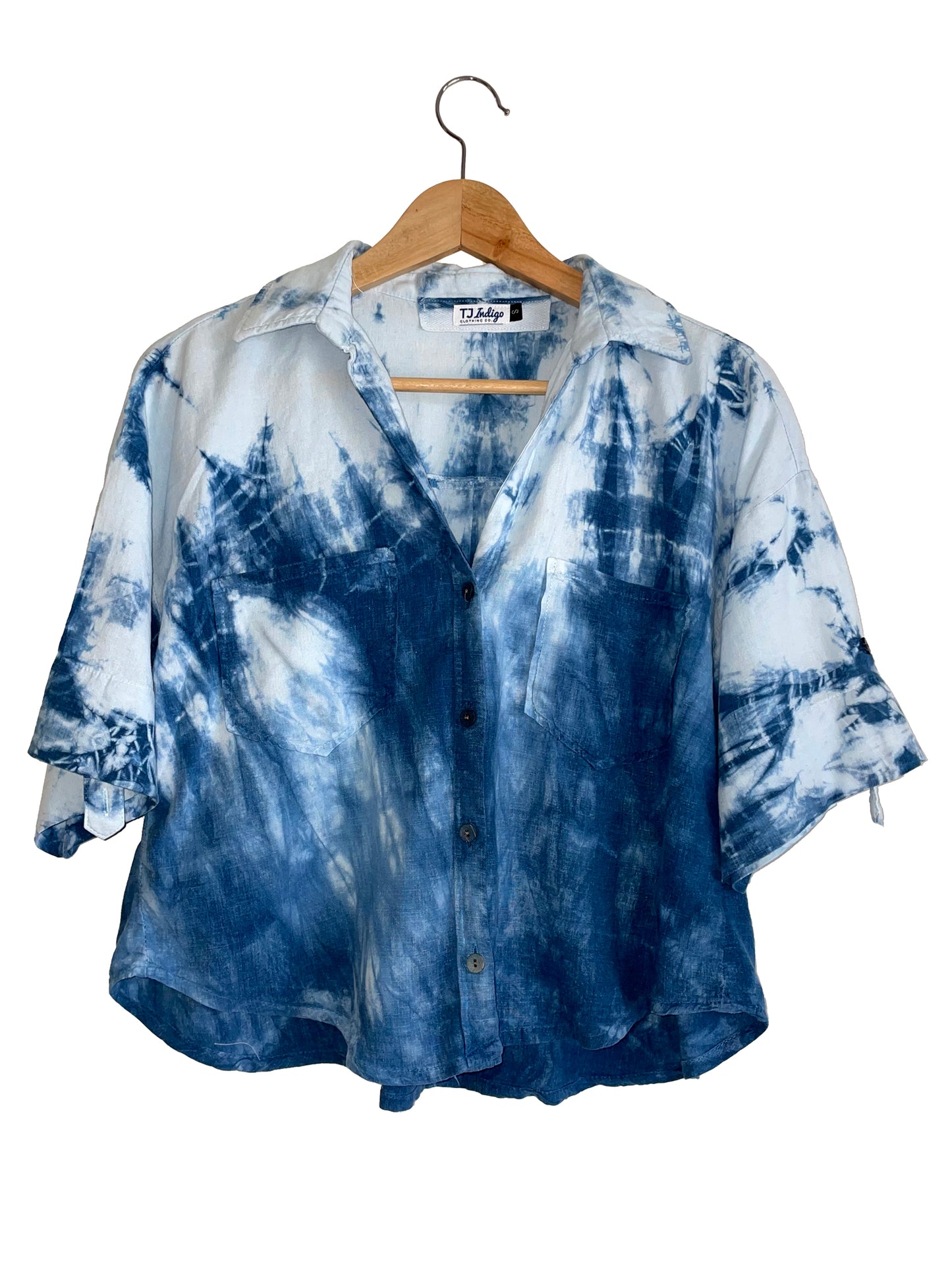 Cropped Linen Shirt