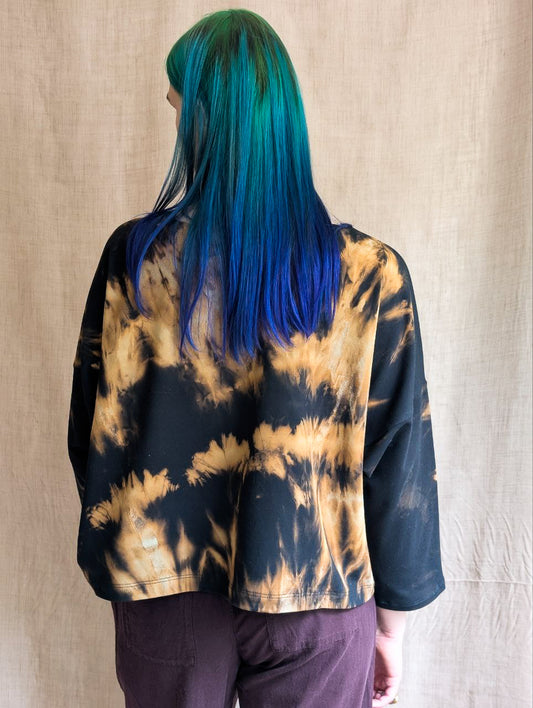 Reverse Dye Oversized Terry Top