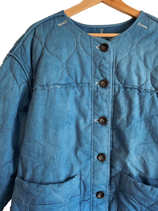 Quilted Indigo Jacket