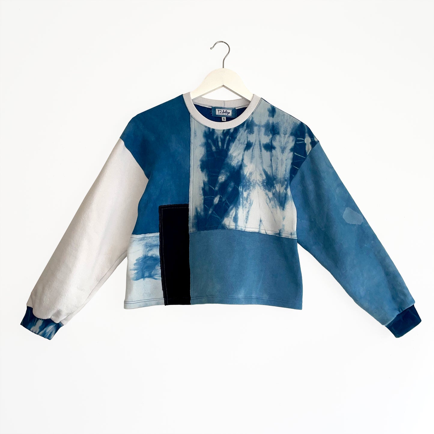 Cropped Patchwork Sweater