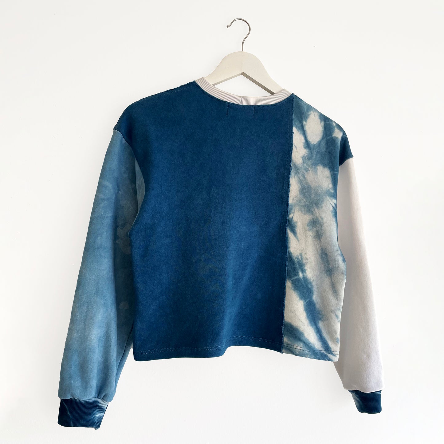 Cropped Patchwork Sweater