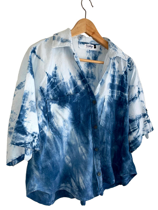 Cropped Linen Shirt