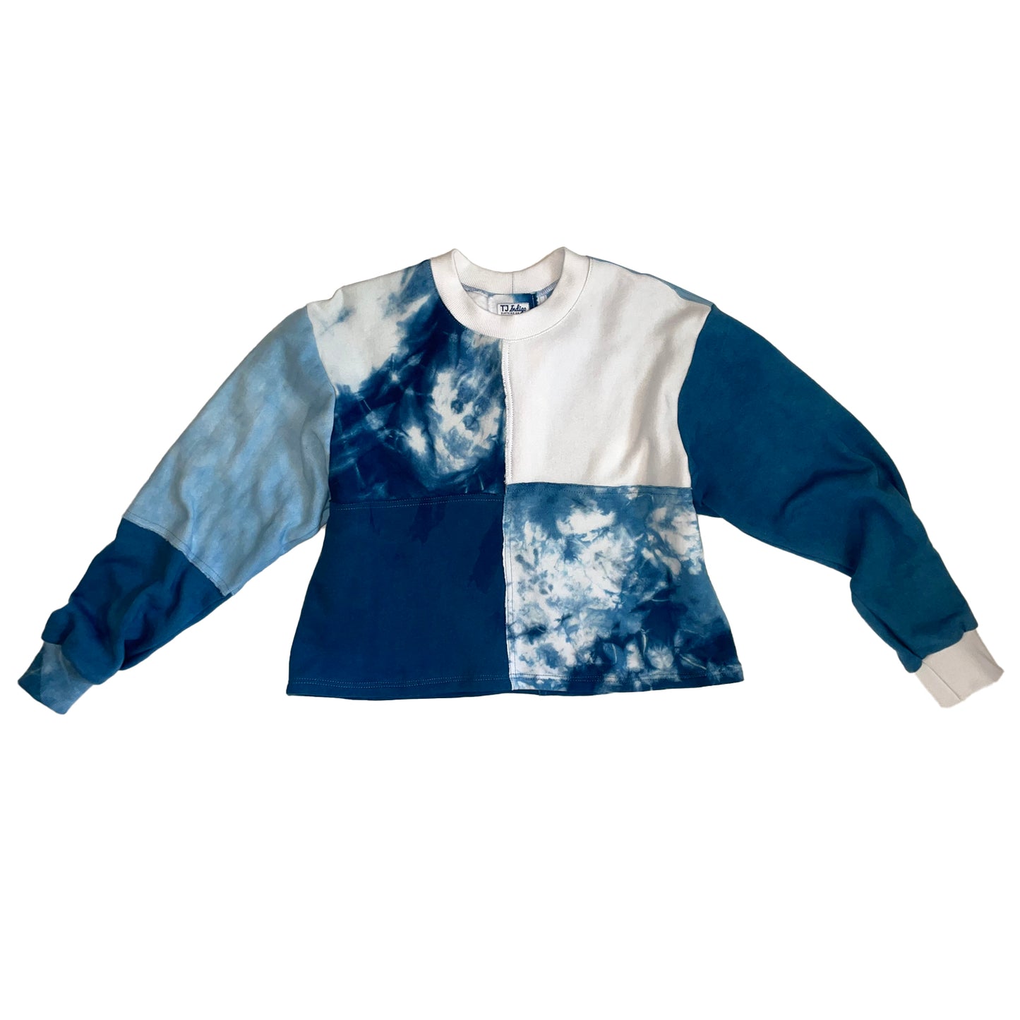 Cropped Patchwork Sweater