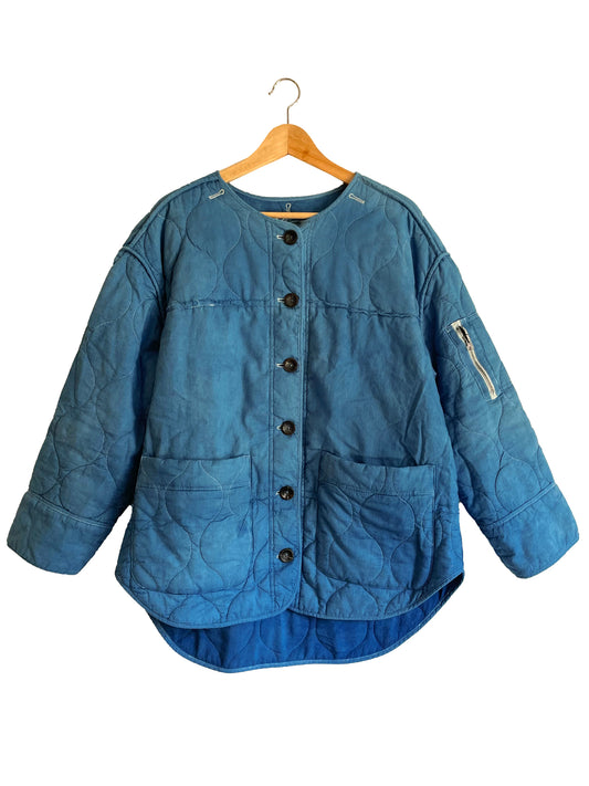 Quilted Indigo Jacket