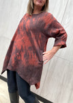 Linen Tulip Tunic In Fog Arashi