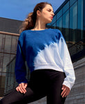 Organic Cotton Cropped Sweatshirt in 'Half and Half'