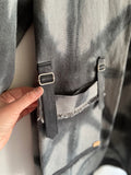 Black Itajime Linen Jacket With External Pocket