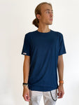 Men's Solid Indigo Organic Bamboo T-shirt