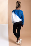 Organic Cotton Cropped Sweatshirt in 'Half and Half'