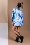 Organic Cotton Sweatshirt Dress in 'Under the Sea'
