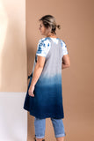 TJ Indigo Linen Pinafore Apron Dress