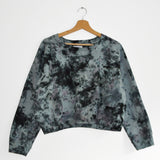 Organic Cotton Cropped Sweatshirt in Neutopia