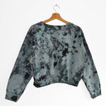 Organic Cotton Cropped Sweatshirt in Neutopia