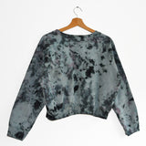 Organic Cotton Cropped Sweatshirt in Neutopia