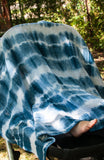 Shibori Baby Blanket