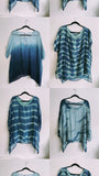 Turquoise Mermaid Goddess Silk Top