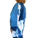 Organic Cotton Patchwork Kimono in Blue Sky