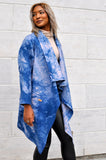 Pink Arashi Shibori Waterfall Jacket