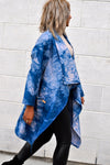 Pink Arashi Shibori Waterfall Jacket