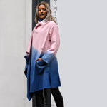 Ombre Waterfall Wool Jacket